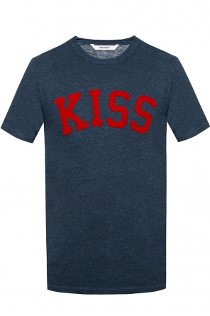 T-shirt with velvet lettering, zdjęcie 1 T-shirt with velvet lettering od Zadig & Voltaire